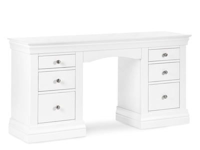 Clermont Dressing Table - Surf White – Julian Bowen, view 3