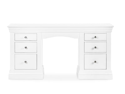 Clermont Dressing Table - Surf White – Julian Bowen, view 6
