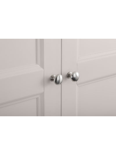 Clermont 2 Door 1 Drawer Wardrobe - Light Grey