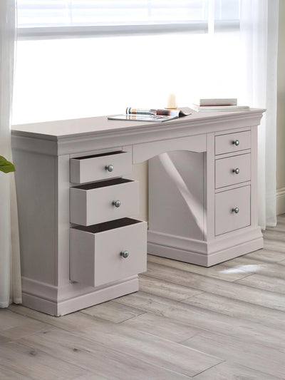 Clermont Dressing Table - Light Grey – Julian Bowen, view 4