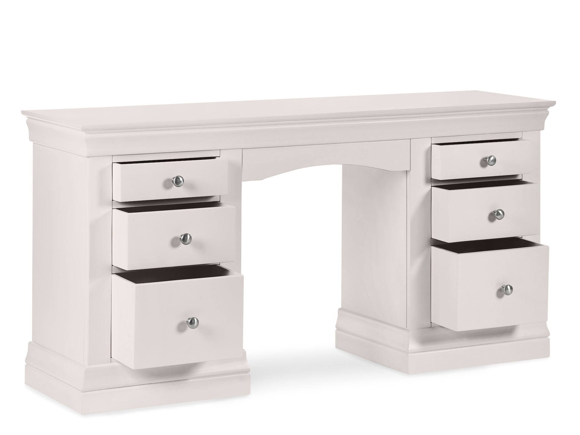Clermont Dressing Table - Light Grey – Julian Bowen, view 3