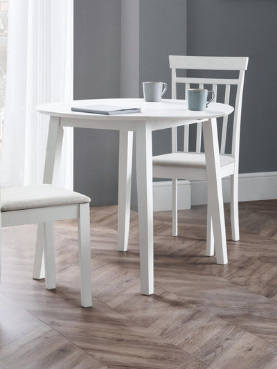 Coast White Dropleaf Table