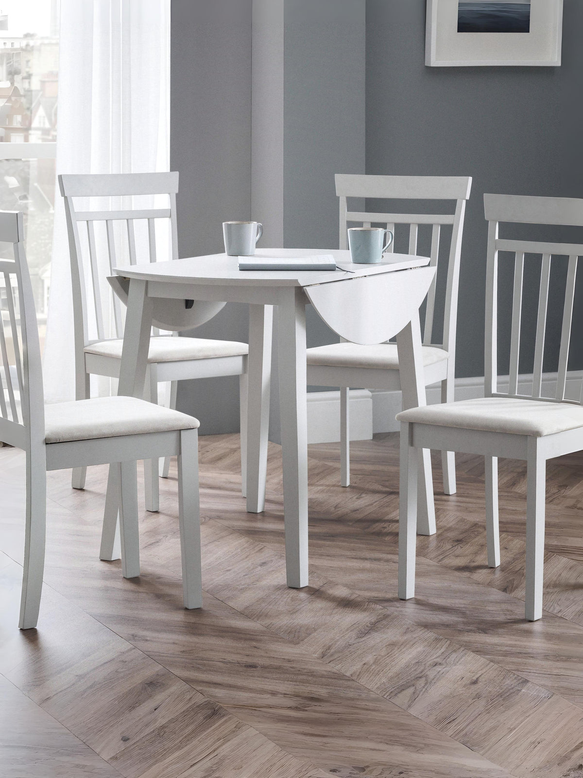Coast Grey Dropleaf Table