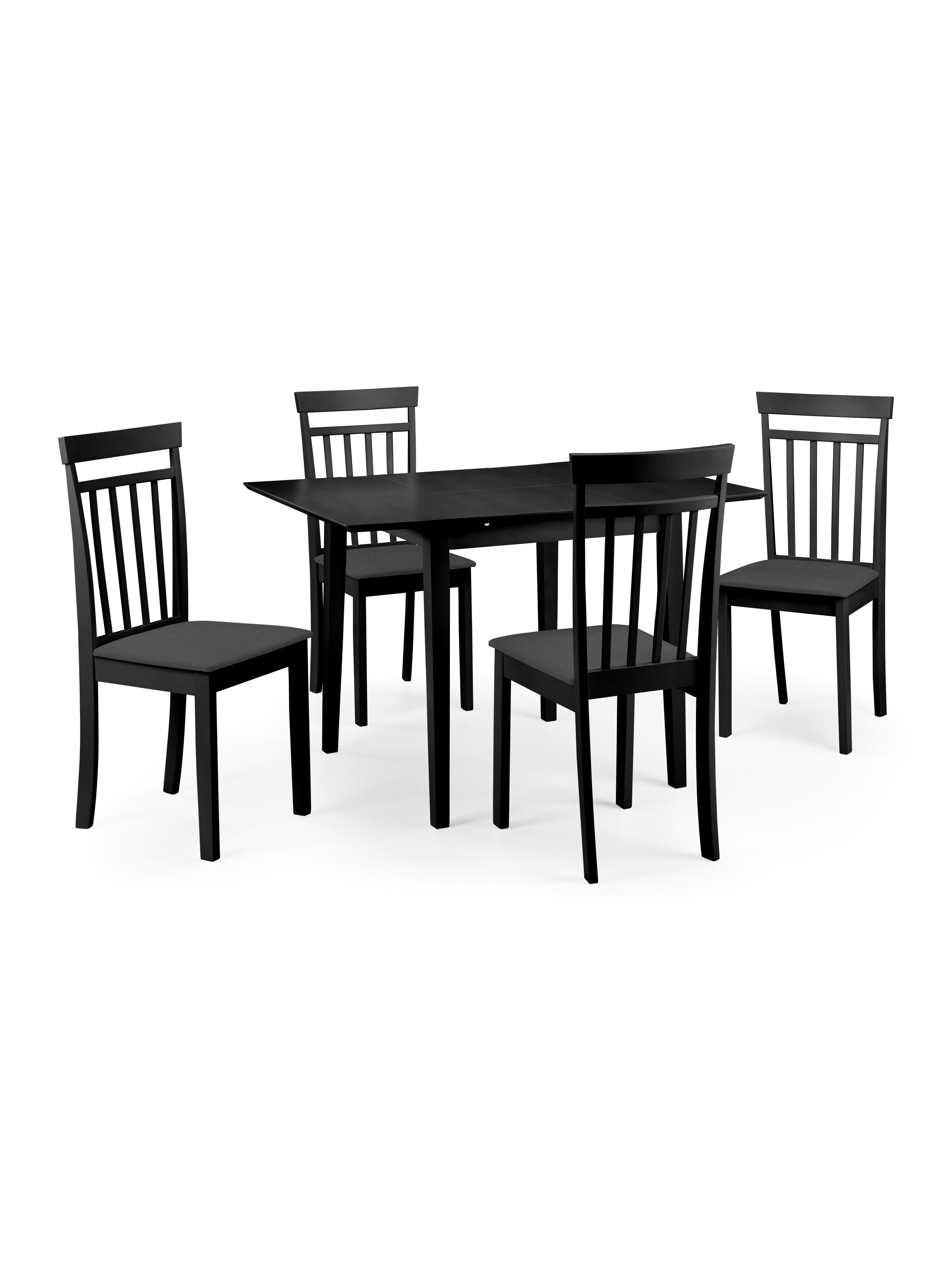 Coast Black Dining Chairs (Set of2)