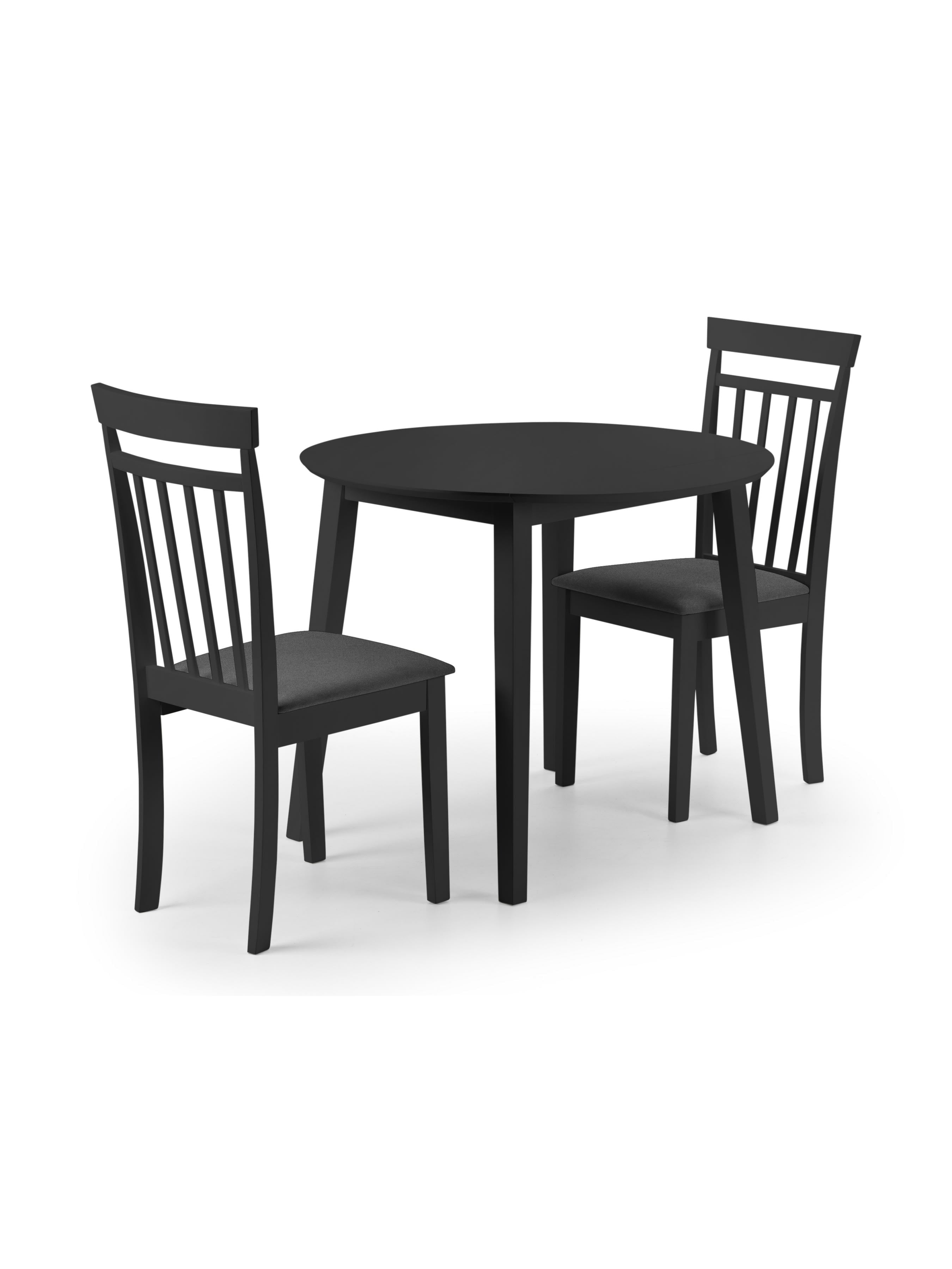 Coast Black Dining Chairs (Set of2)