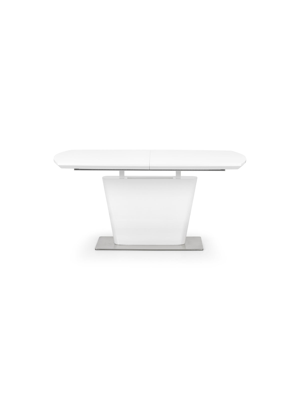 Como High Gloss Extending Table - White
