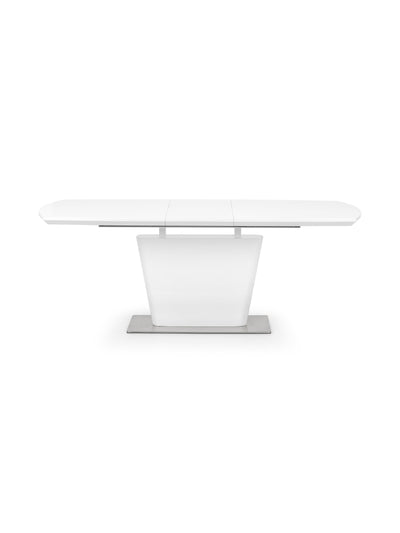 Como High Gloss Extending Table - White