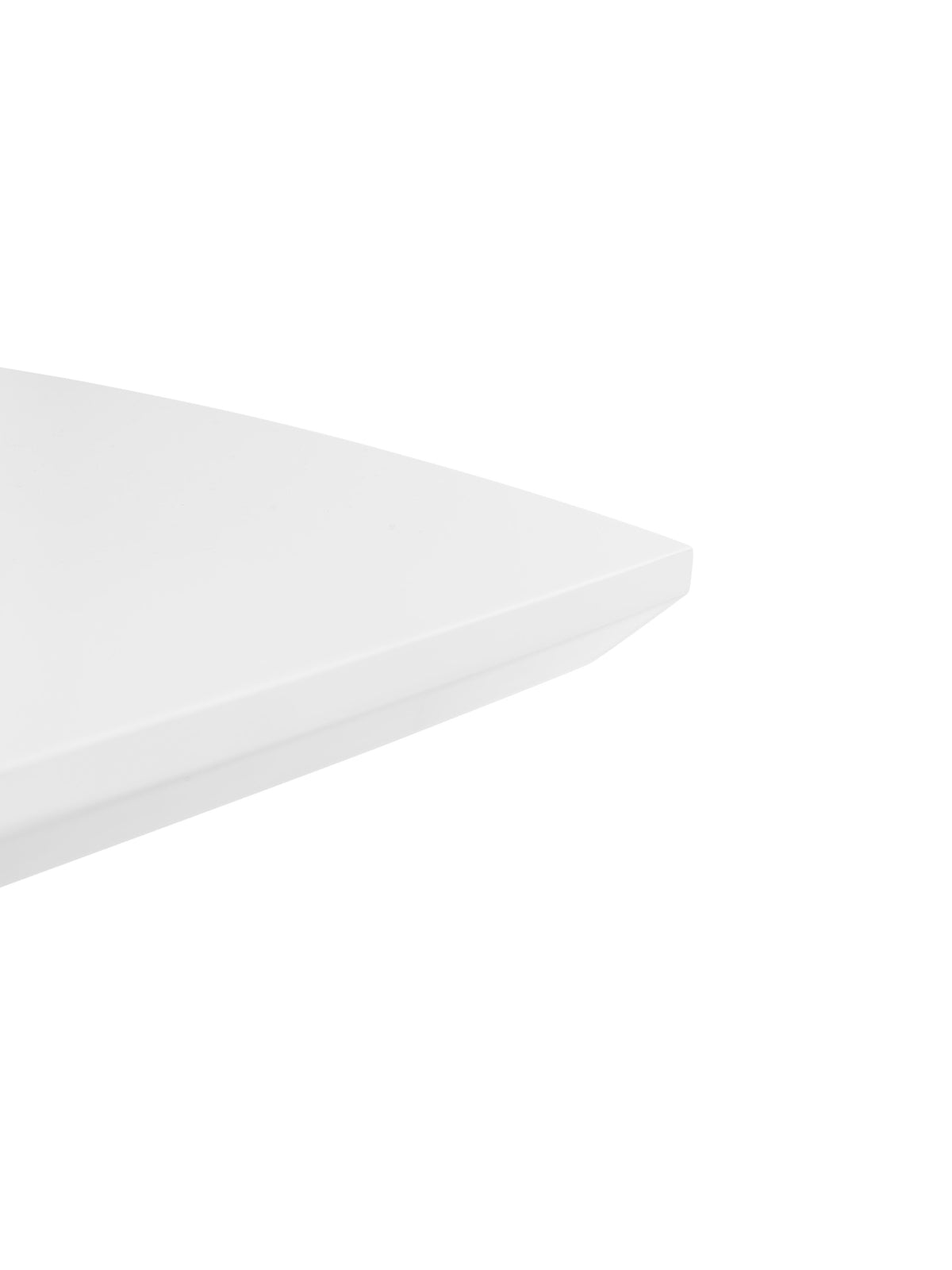 Como High Gloss Extending Table - White