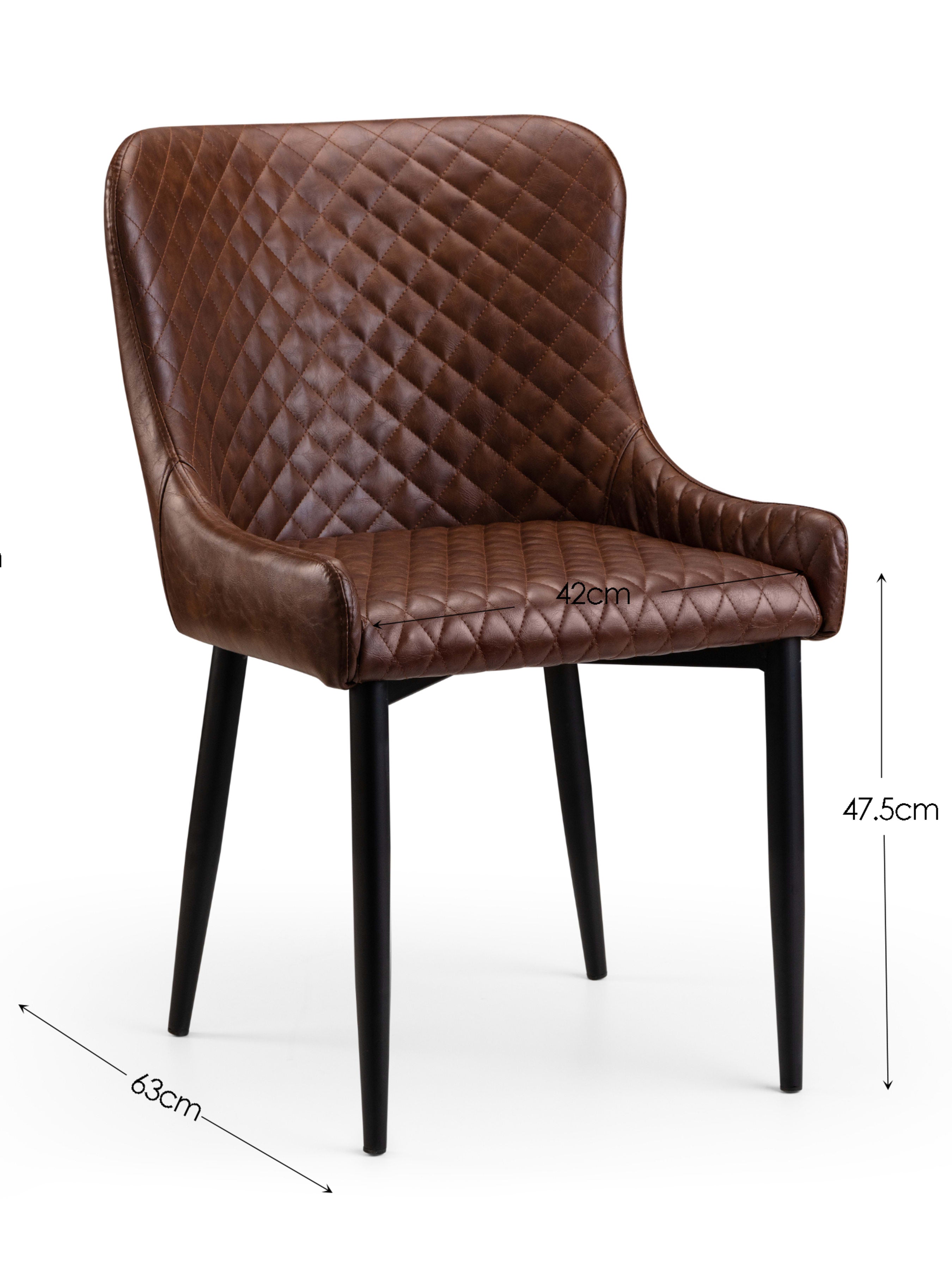 Como White Gloss Rectangular 160 to 200cm Extending Dining Table Set with 6 plush Brown Faux Leather Dining Chairs