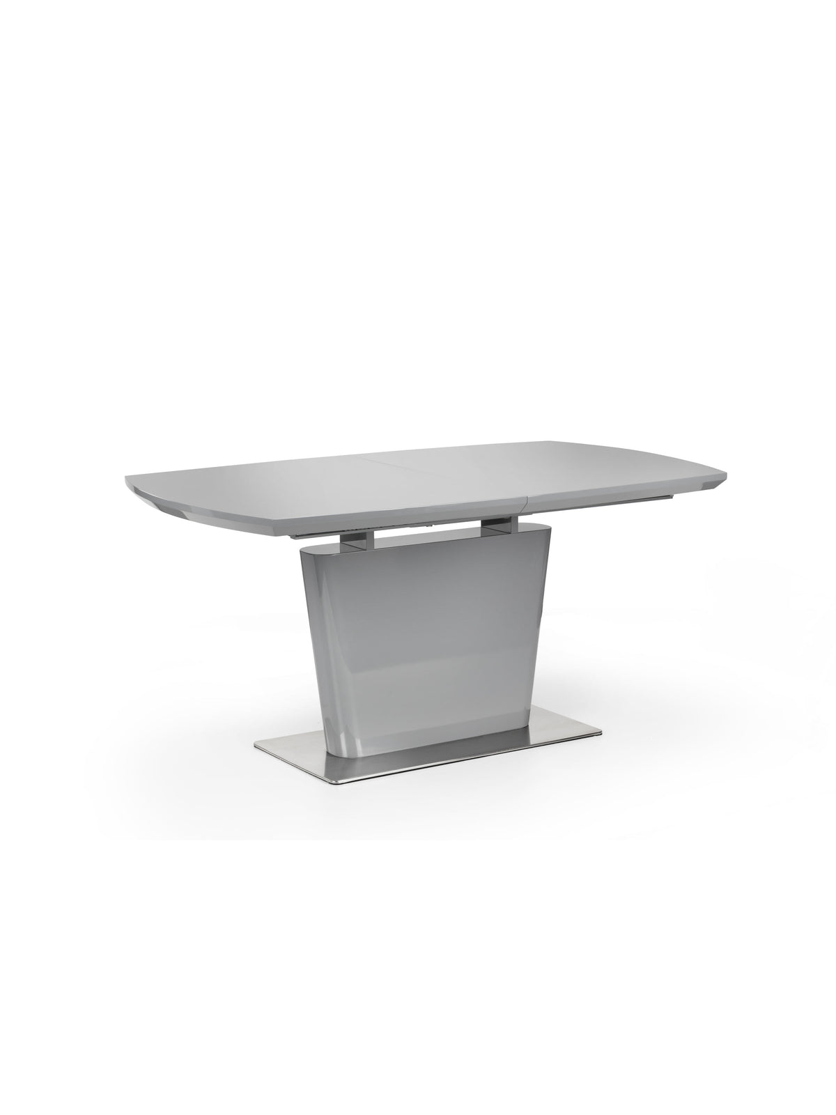 Como High Gloss Extending Table - Grey