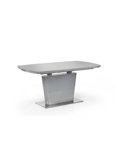 Como High Gloss Extending Table - Grey