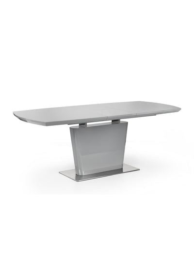 Como High Gloss Extending Table - Grey