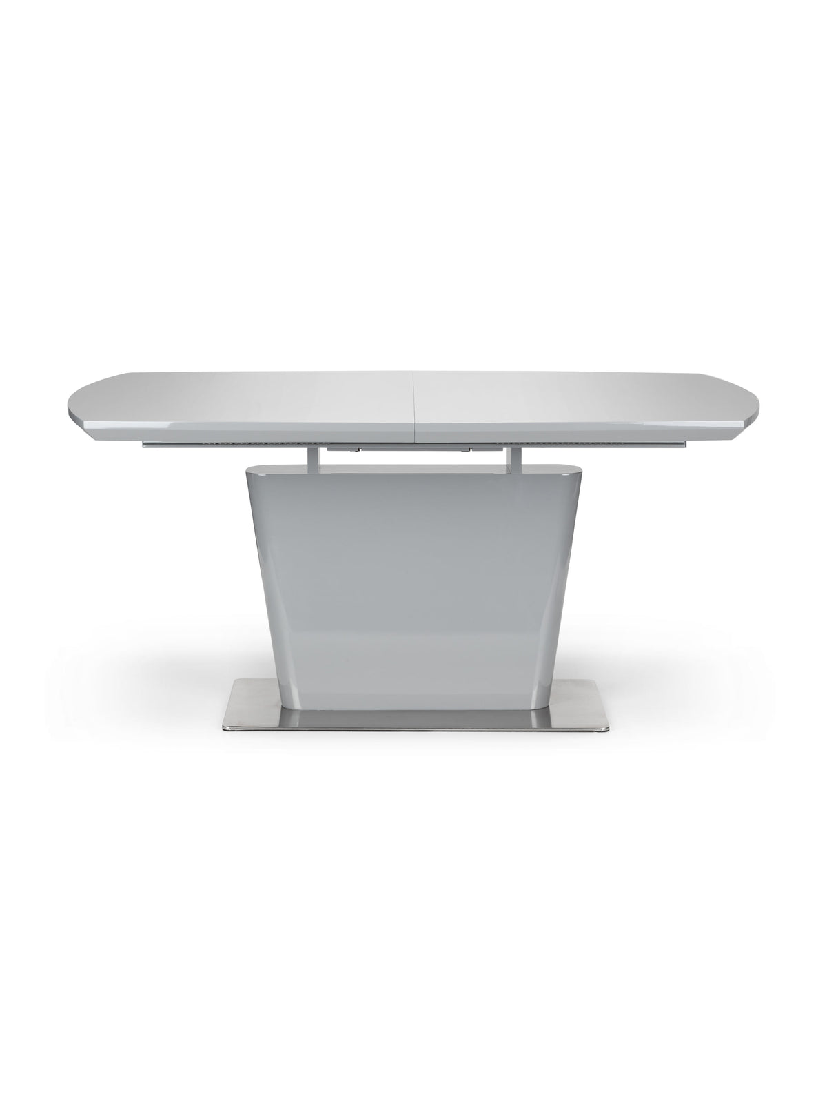 Como High Gloss Extending Table - Grey