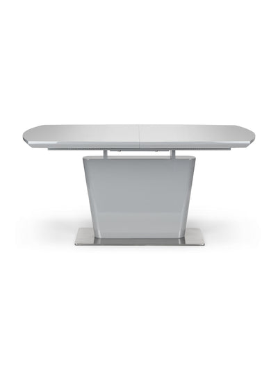 Como High Gloss Extending Table - Grey