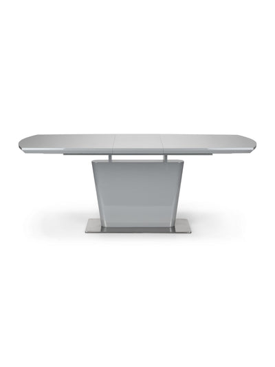 Como High Gloss Extending Table - Grey