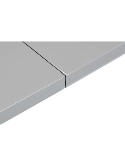 Como High Gloss Extending Table - Grey
