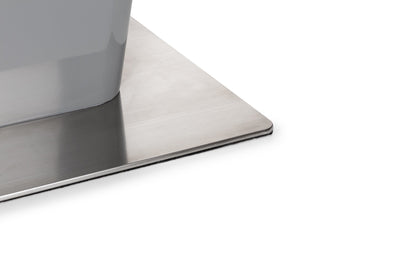Como High Gloss Extending Table - Grey – Julian Bowen, view 9