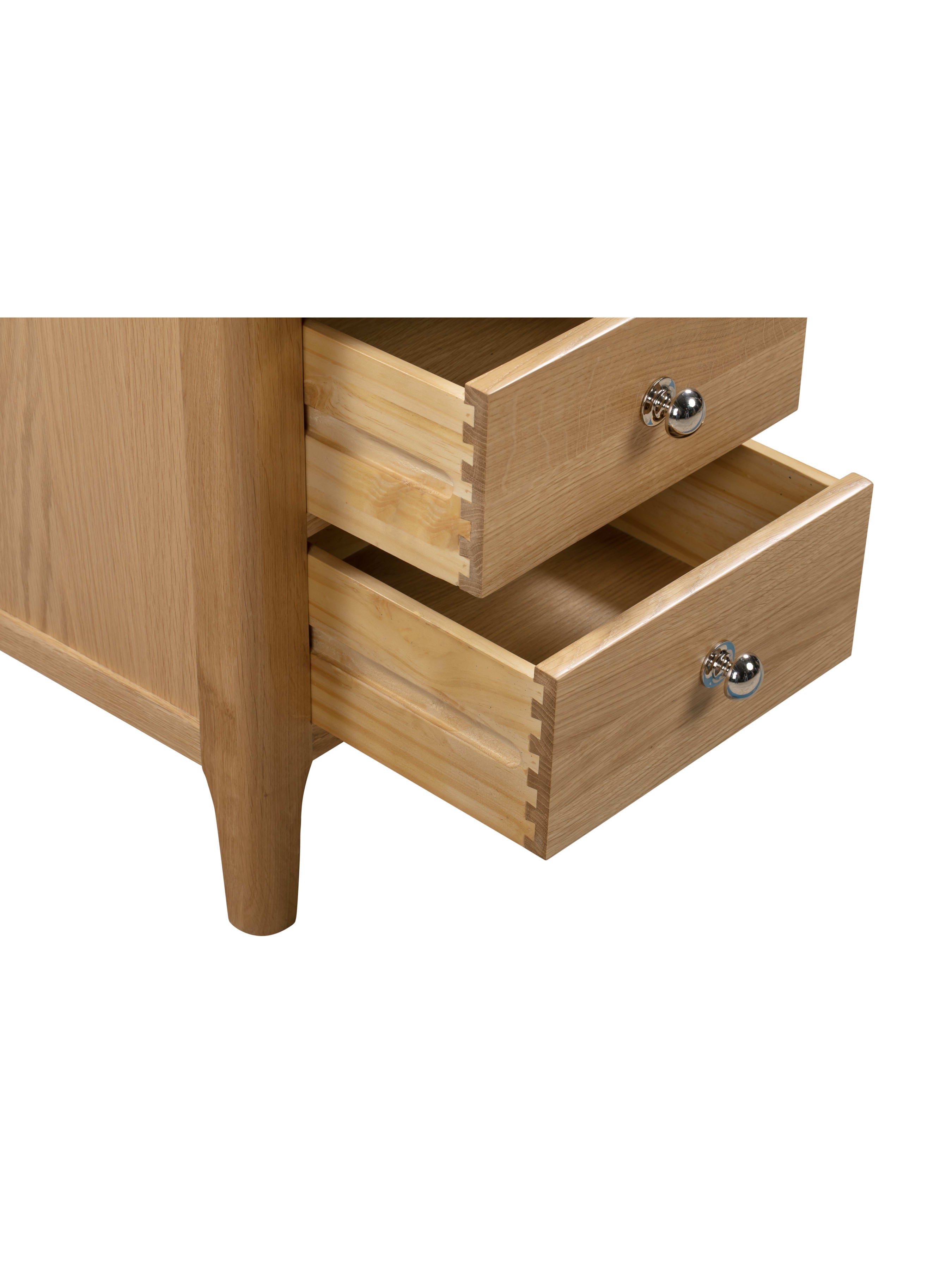 Cotswold 3 Drawer Bedside Cabinet
