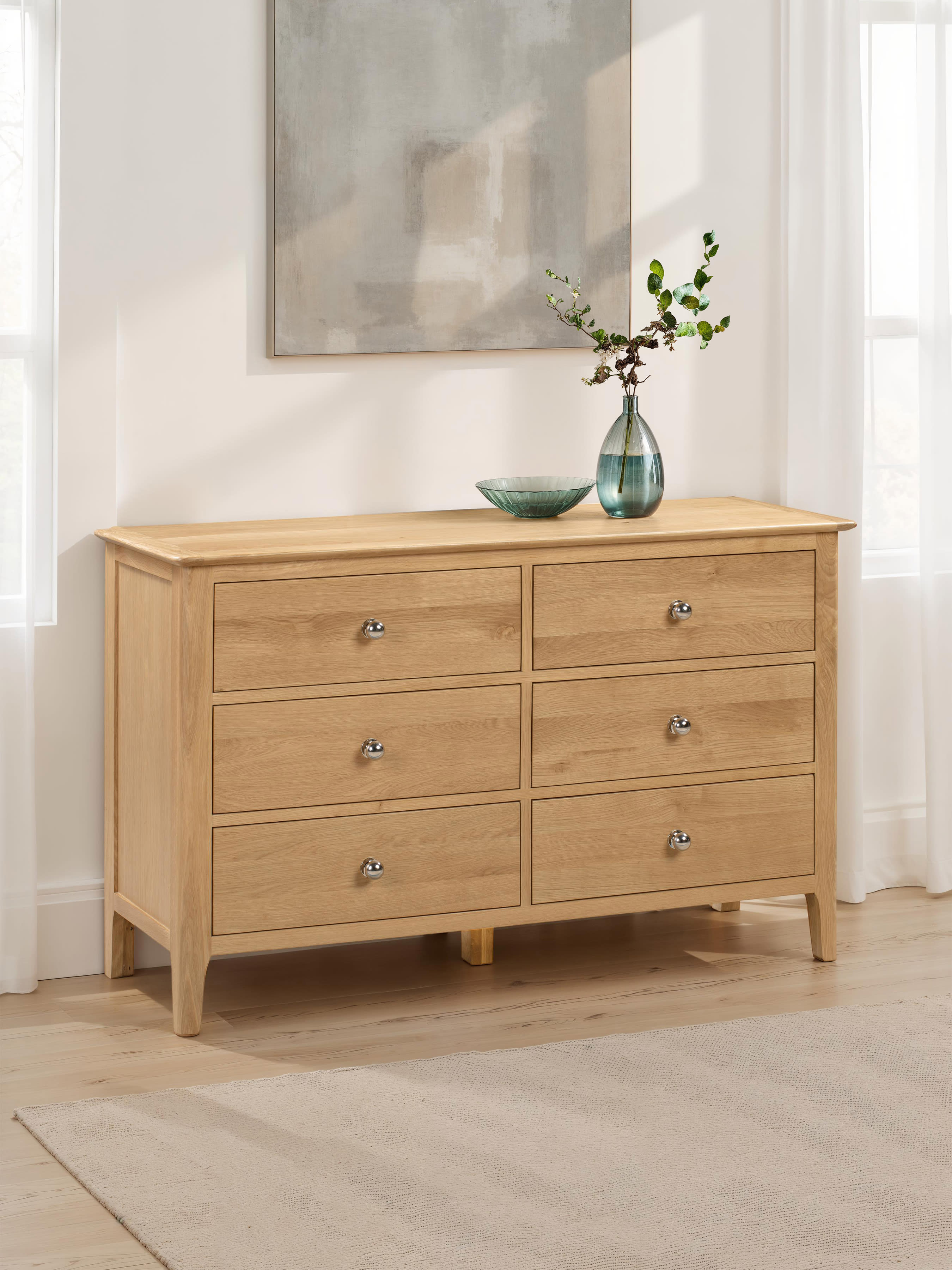 Cotswold 6 Drawer Wide Chest