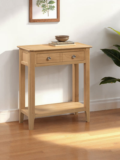 Cotswold Console Table – Natural Oak