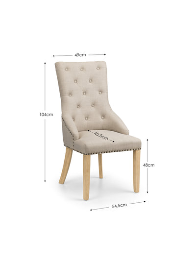 Cotswold Dining Table and 4 Loire Chairs – Oak