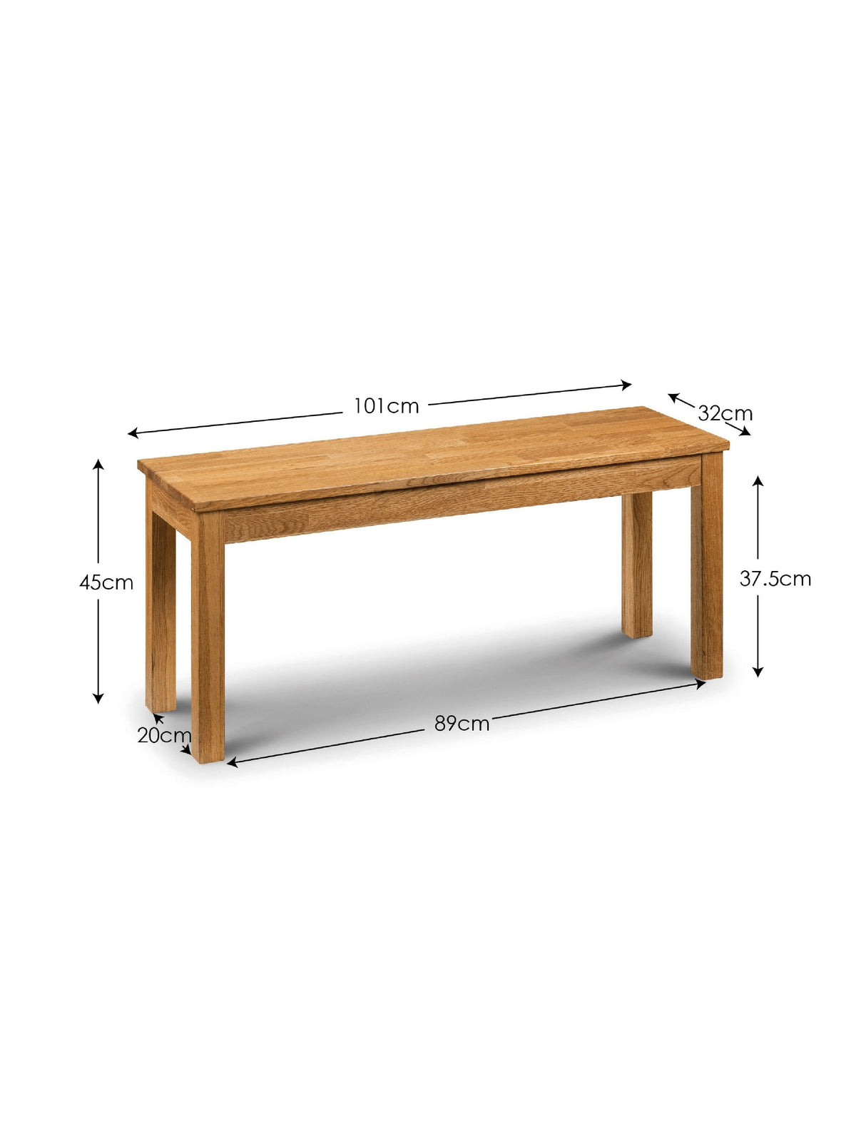 Coxmoor Bench - Oak