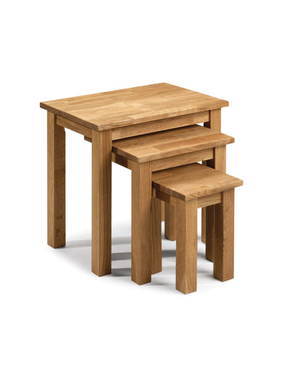 Coxmoor Oak Nest Of 3 Tables
