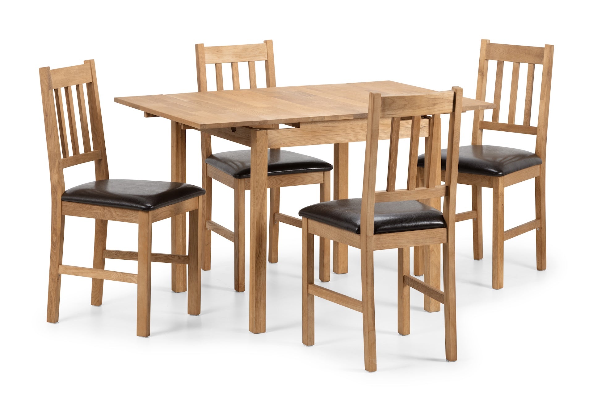 Coxmoor Oak Extending Dining Table – Julian Bowen, view 11