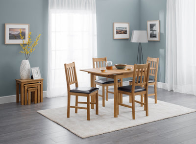 Coxmoor Oak Extending Dining Table – Julian Bowen, view 13