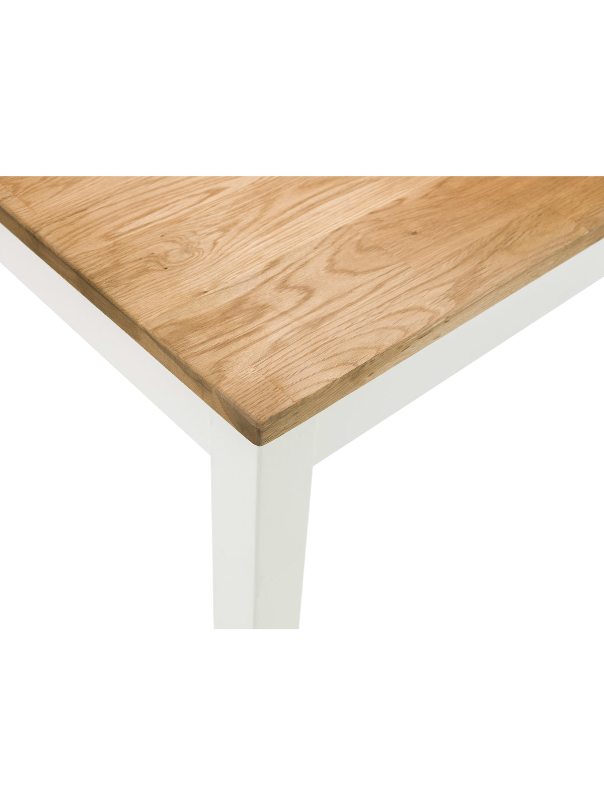 Coxmoor Rectangular Dining Table - Ivory & Oak