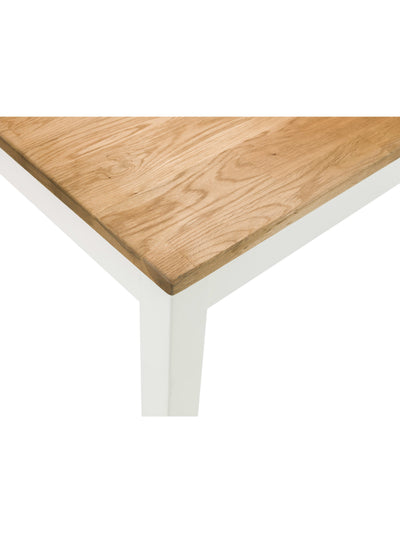 Coxmoor Rectangular Dining Table - Ivory & Oak