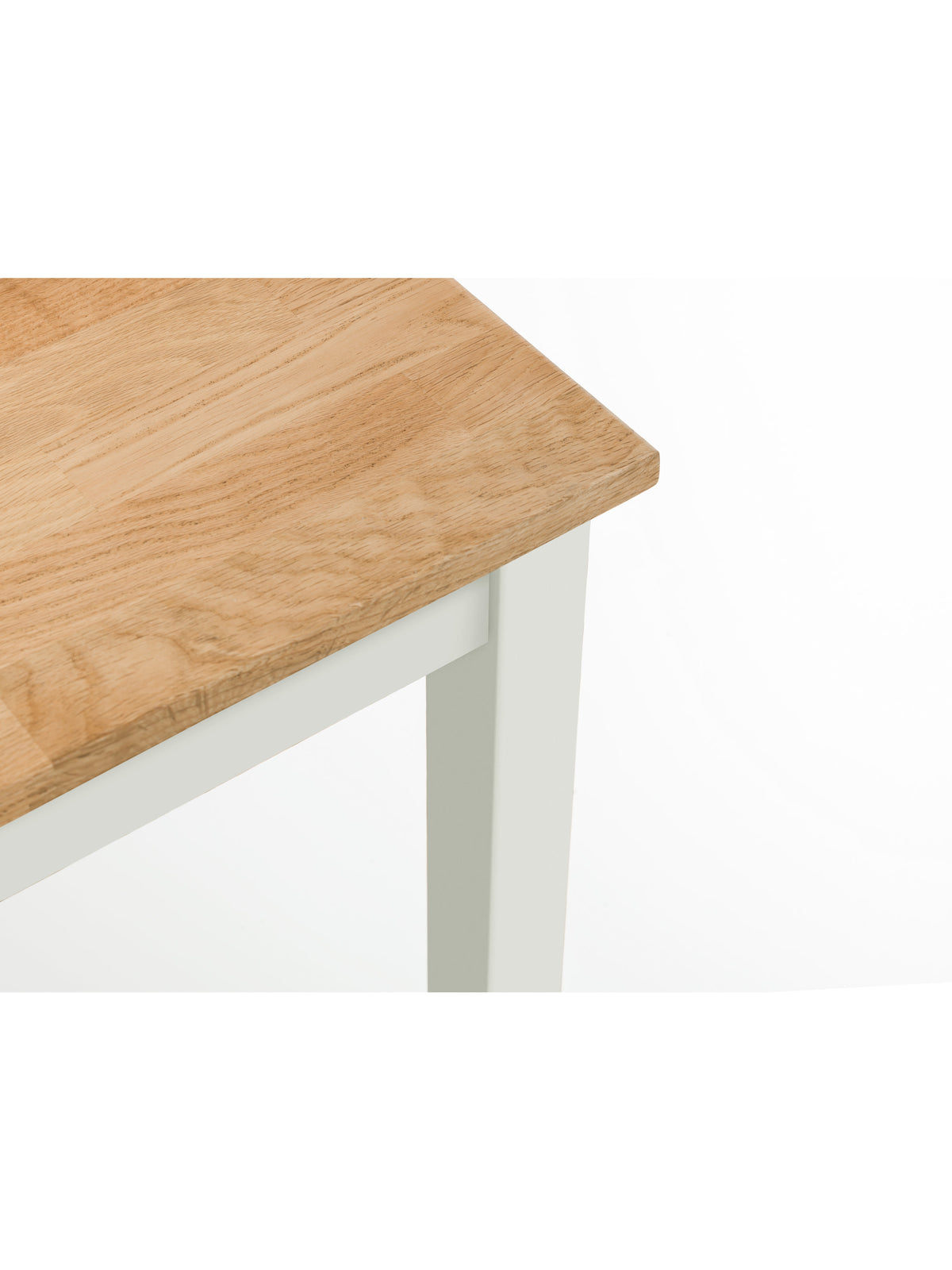 Coxmoor 75cm Square Dining Table - Ivory & Oak