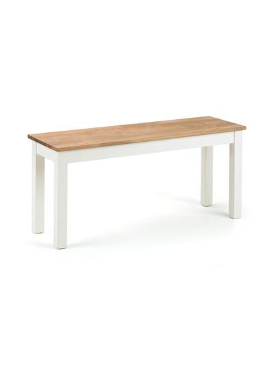 Coxmoor Bench - Ivory & Oak