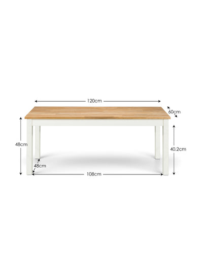 Coxmoor Coffee Table - Ivory & Oak