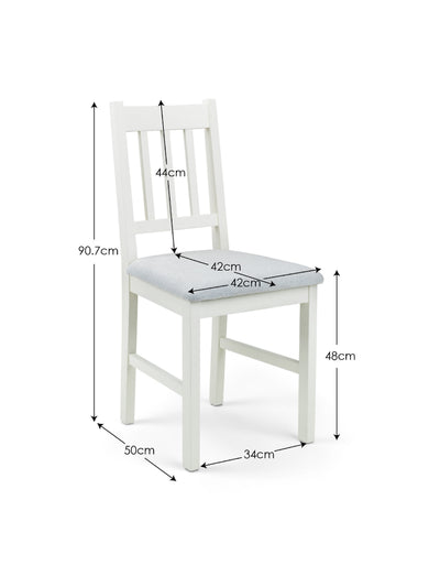 Coxmoor Dining Chairs - Ivory (Set of 2)