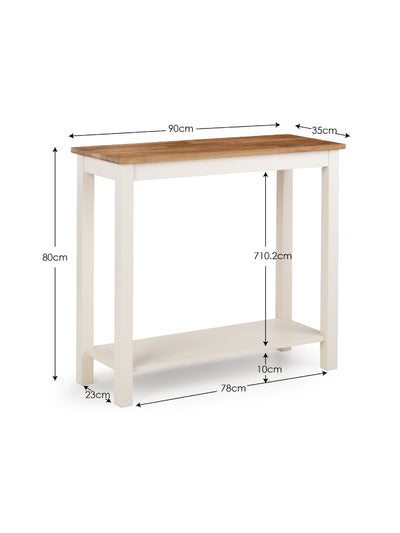 Coxmoor Console Table – Ivory & Oak – Ivory and Oak
