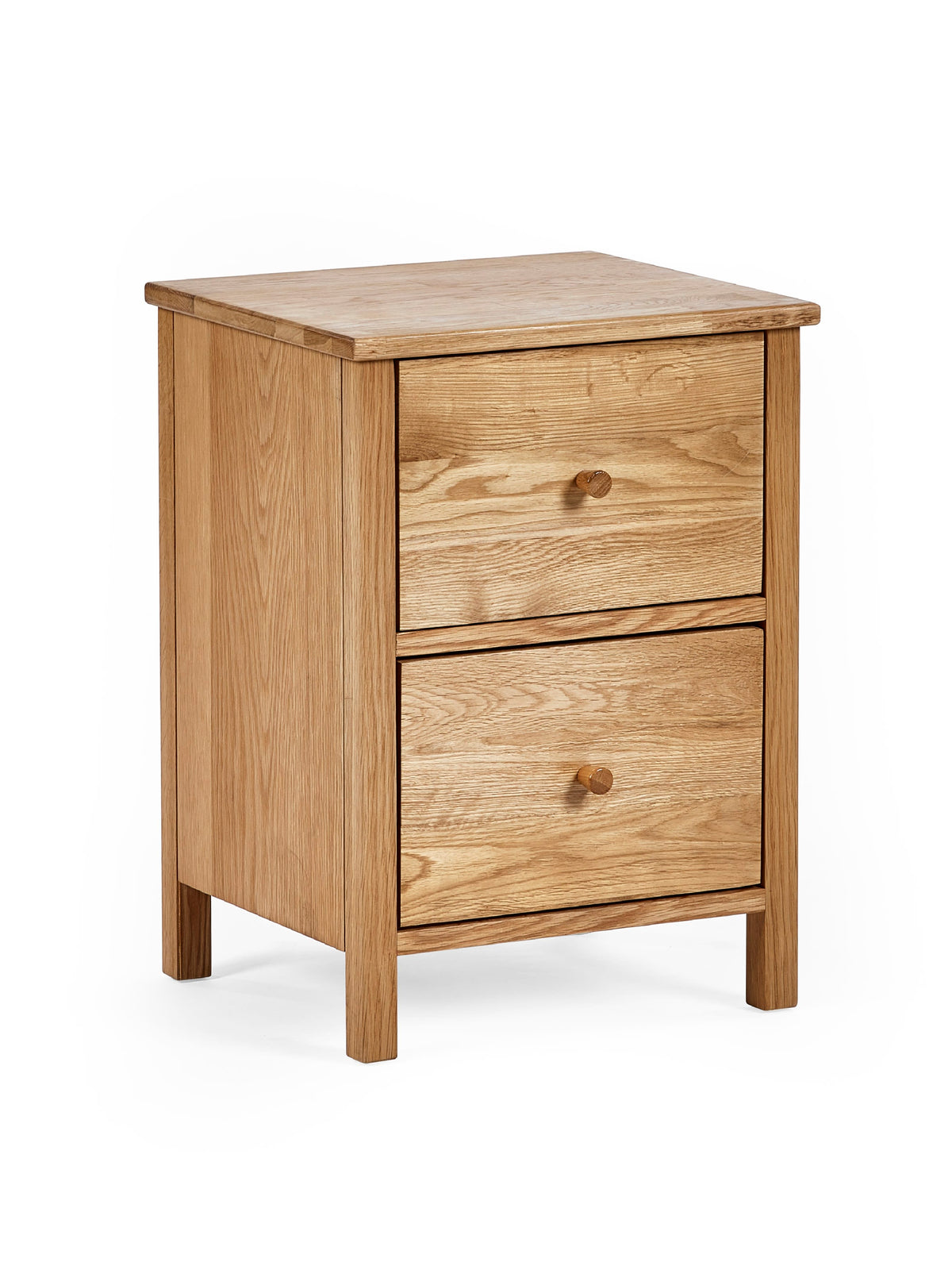 Coxmoor 2 Drawer Bedside - Oak