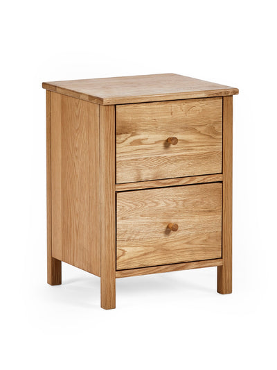Coxmoor 2 Drawer Bedside - Oak