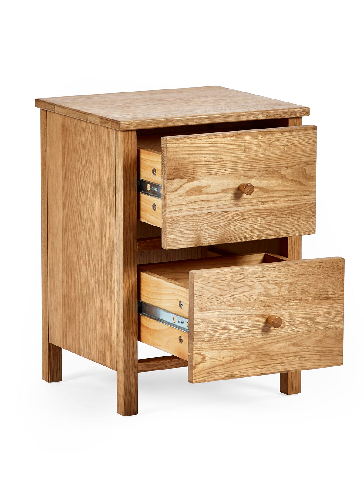 Coxmoor 2 Drawer Bedside - Oak