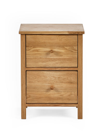 Coxmoor 2 Drawer Bedside - Oak