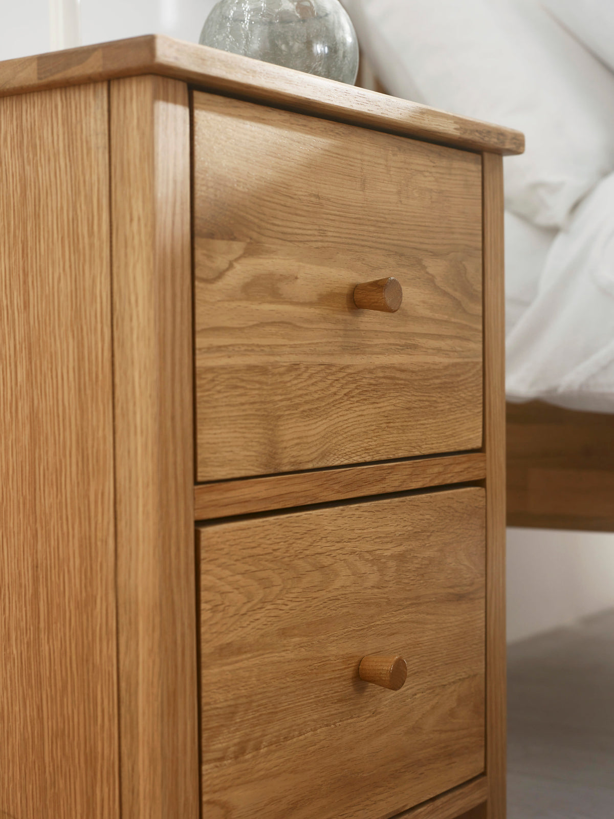 Coxmoor 2 Drawer Bedside - Oak