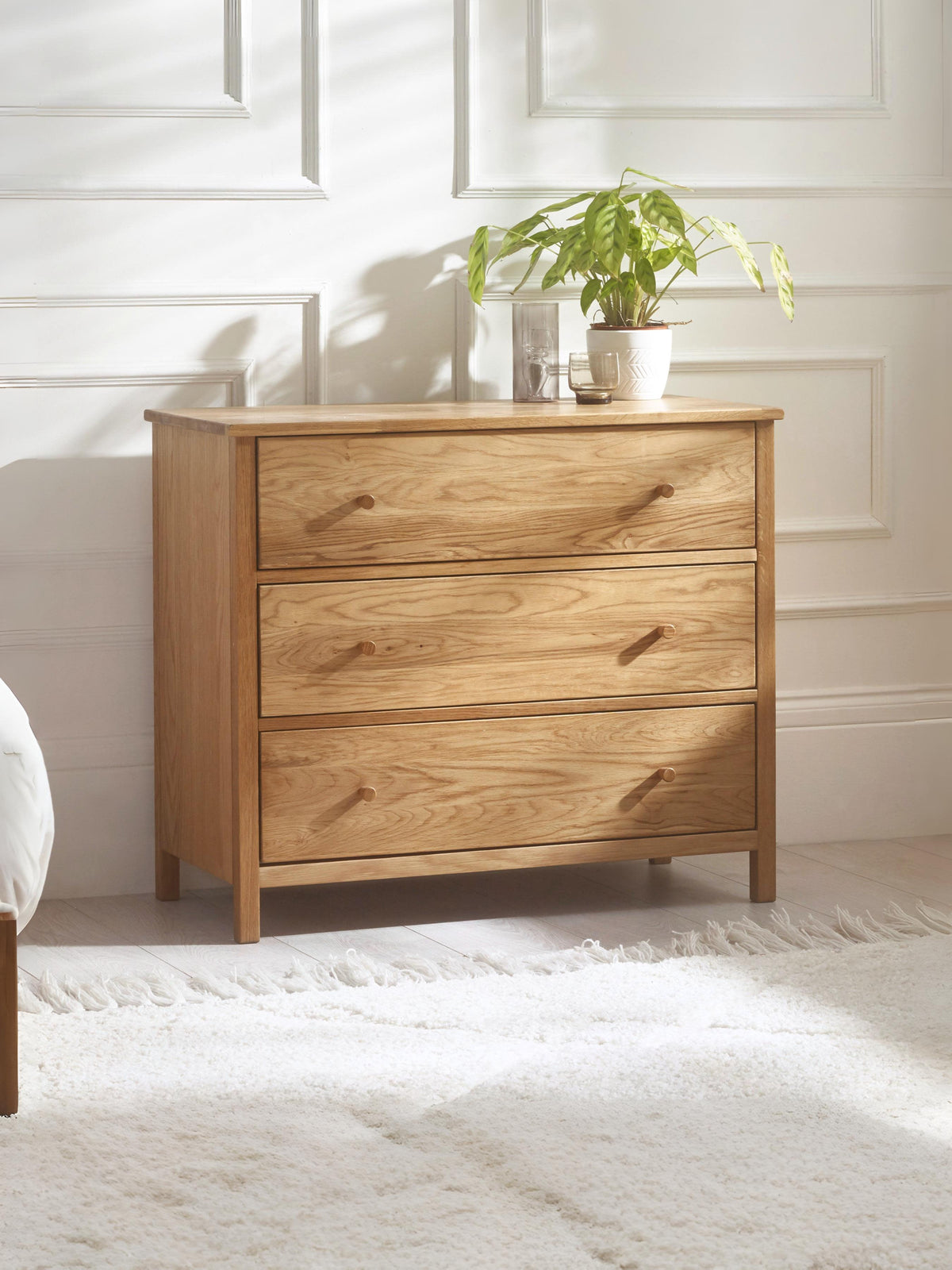Coxmoor 3 Drawer Chest - Oak