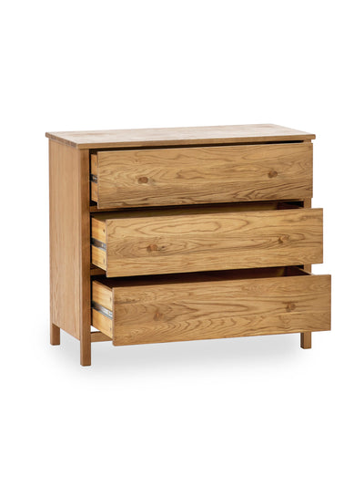 Coxmoor 3 Drawer Chest - Oak