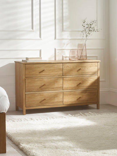 Coxmoor 6 Drawer Chest - Oak