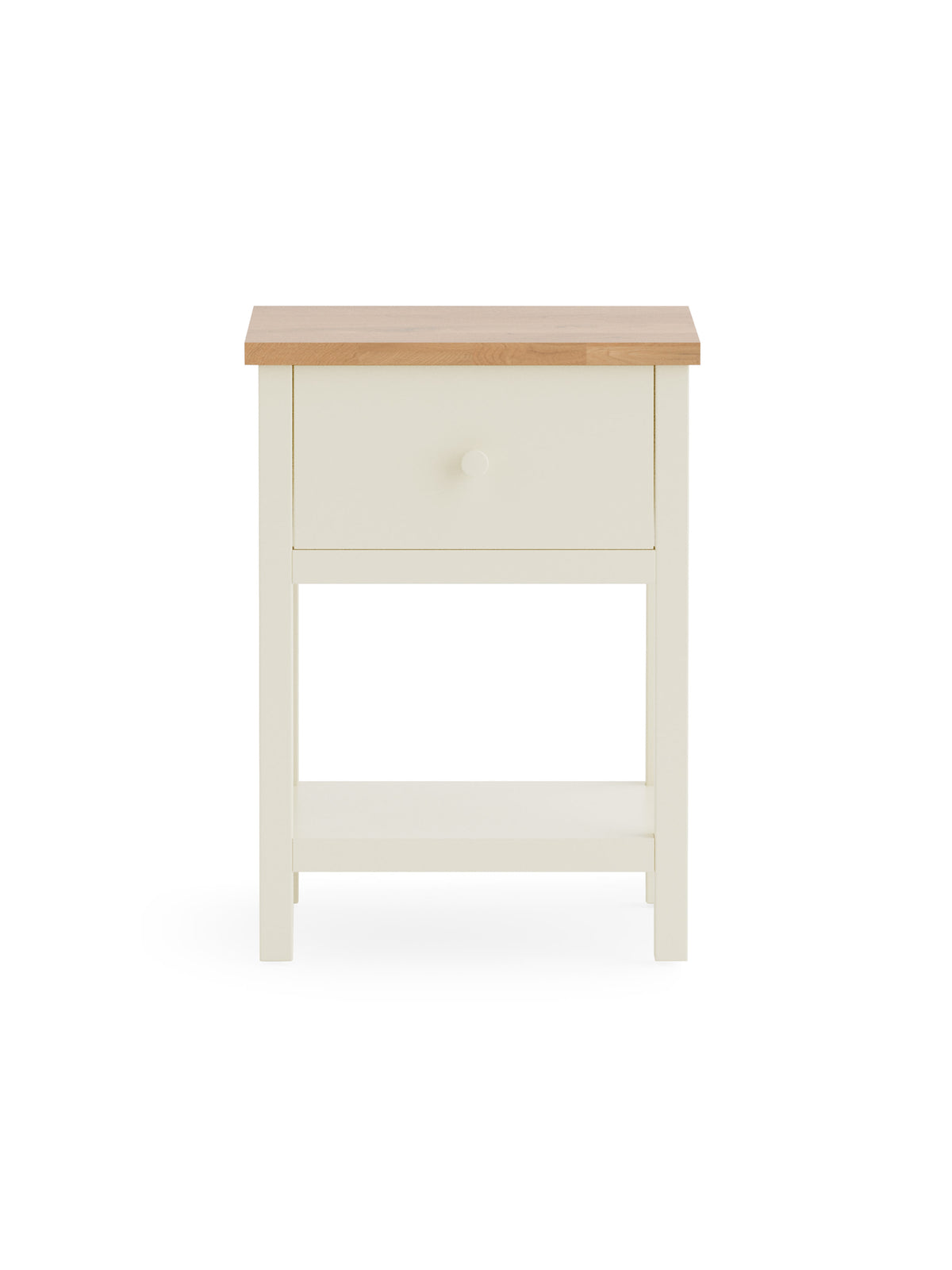 Coxmoor 1 Drawer - Ivory and Oak