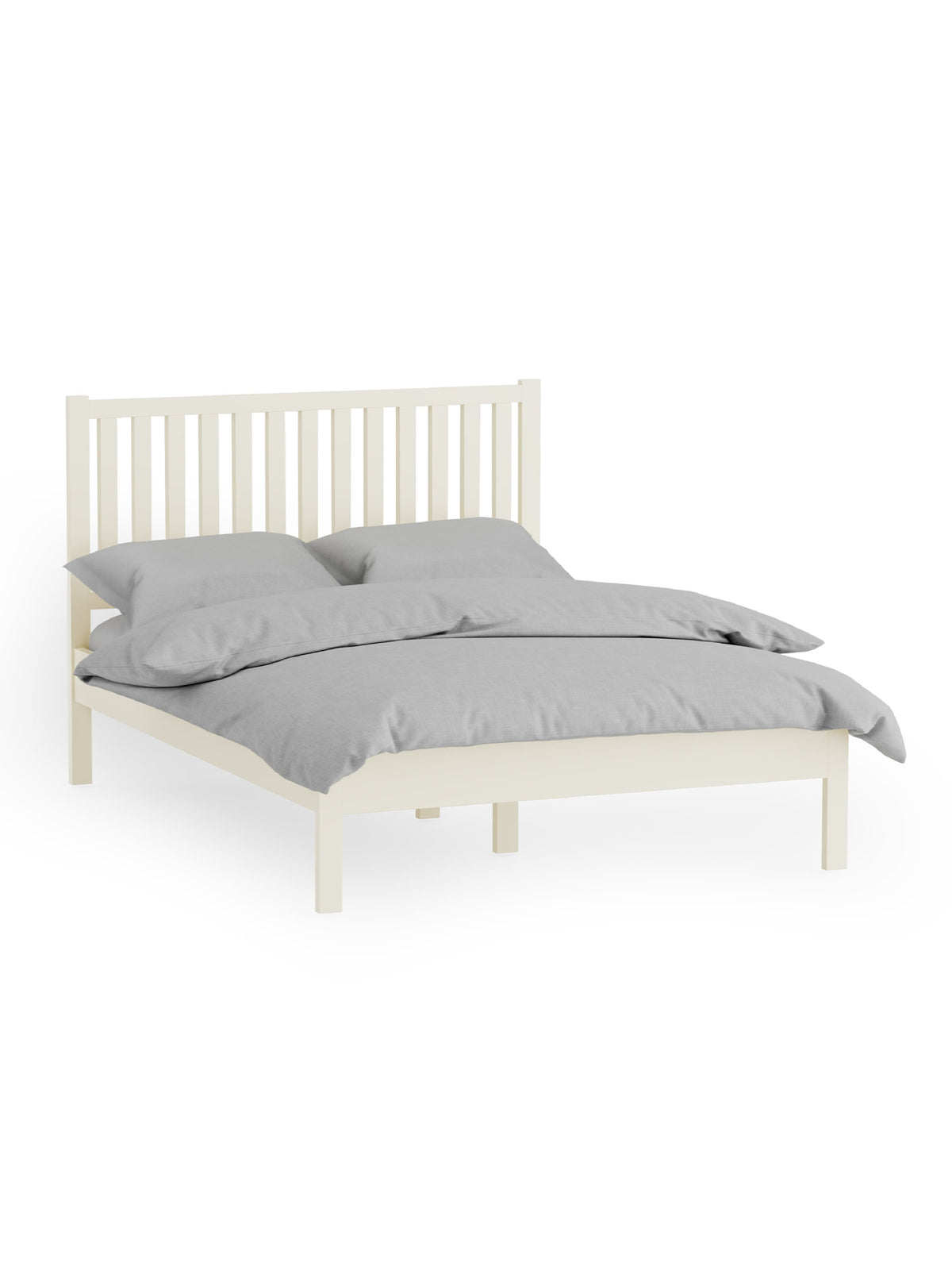 Coxmoor Bed - Ivory and Oak