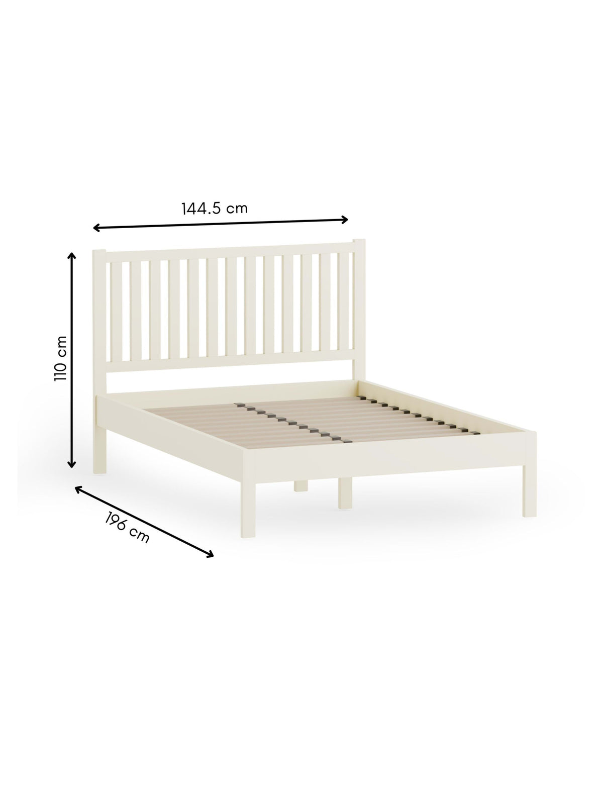 Coxmoor Bed - Ivory and Oak
