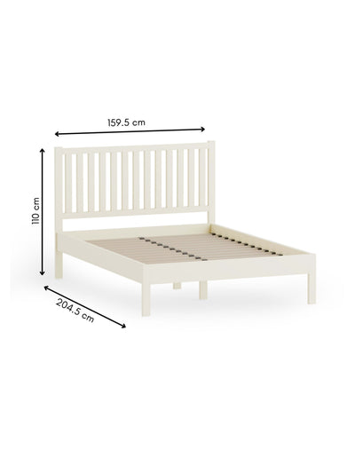 Coxmoor Bed - Ivory and Oak