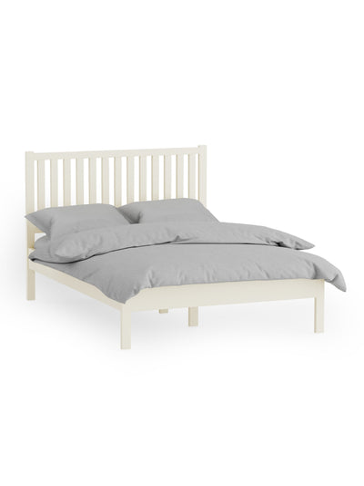 Coxmoor Bed - Ivory and Oak
