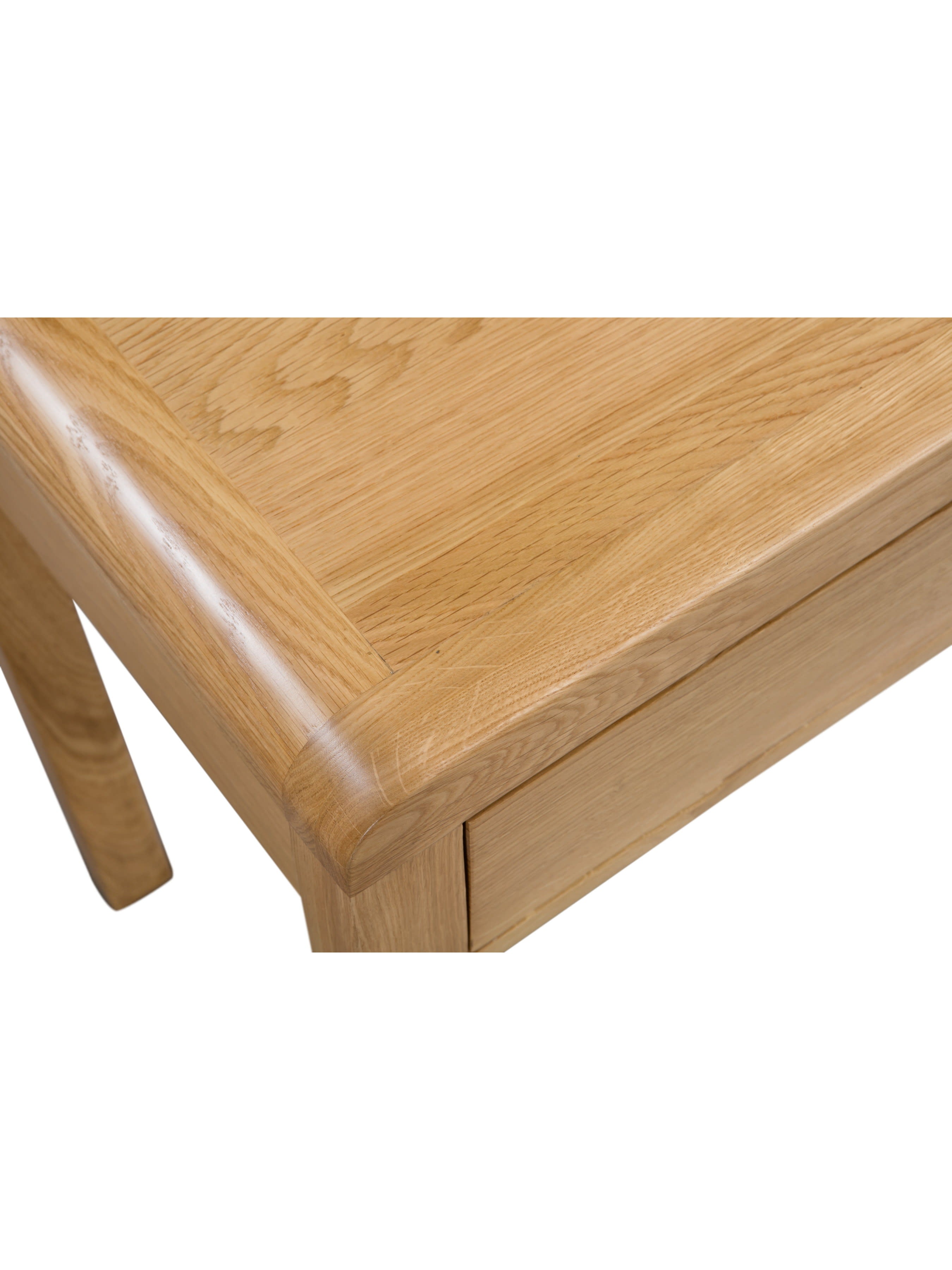 Curve Oak 2 Drawer Dressing Table & Stool